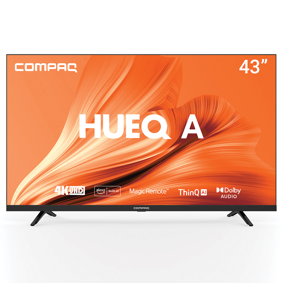 Televisor FHD Smart TV 43» Marca COMPAQ QLG43AFHD
