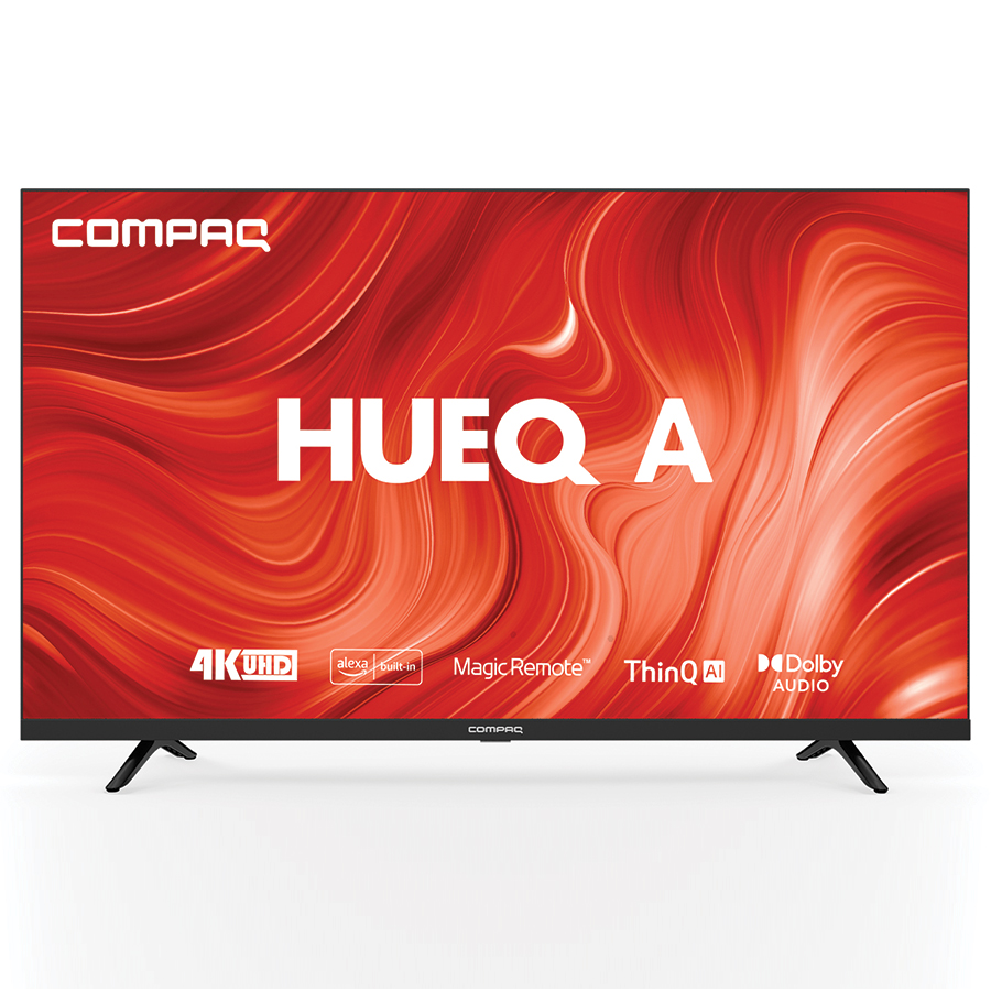 Televisor UHD 4K Smart TV 50» Marca COMPAQ QLG50AUHD